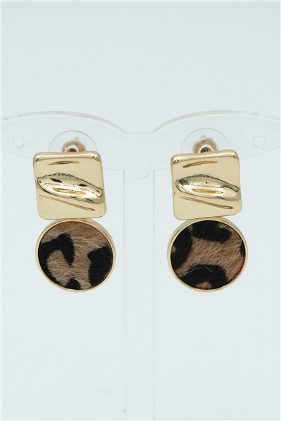 Özgün Tasarımlı  Premium Küpe Gold