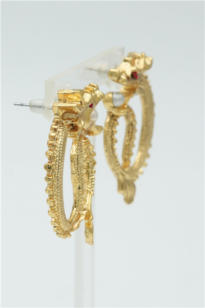 Özgün Tasarımlı  Premium Küpe Gold