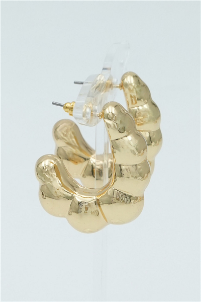 Özgün Tasarımlı  Premium Küpe Gold