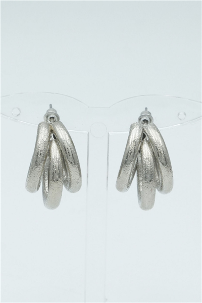 Özgün Tasarımlı  Premium Küpe Silver