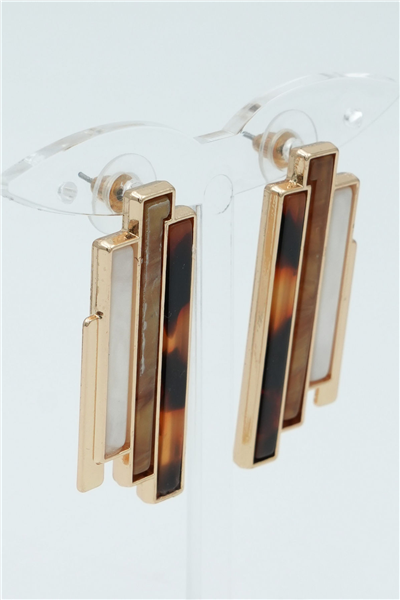 Özgün Tasarımlı  Premium Küpe Gold