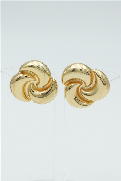 Özgün Tasarımlı  Premium Küpe Gold