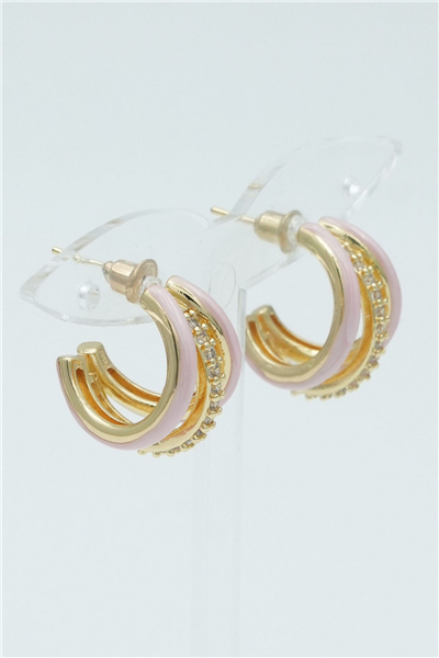Özgün Tasarımlı  Premium Küpe Gold