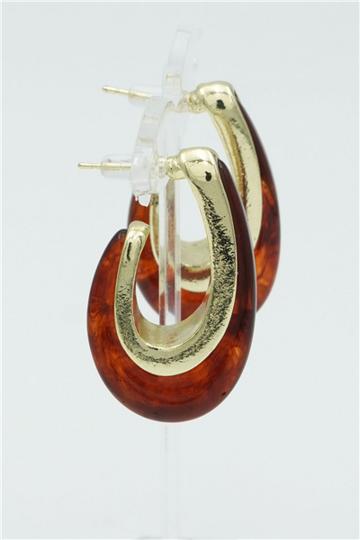 Özgün Tasarımlı  Premium Küpe Gold