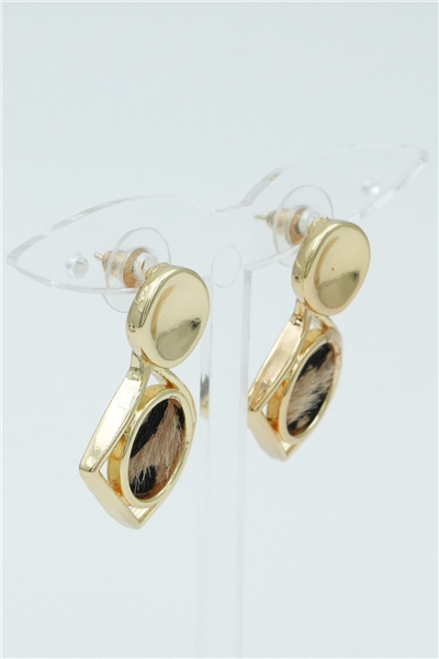 Özgün Tasarımlı  Premium Küpe Gold