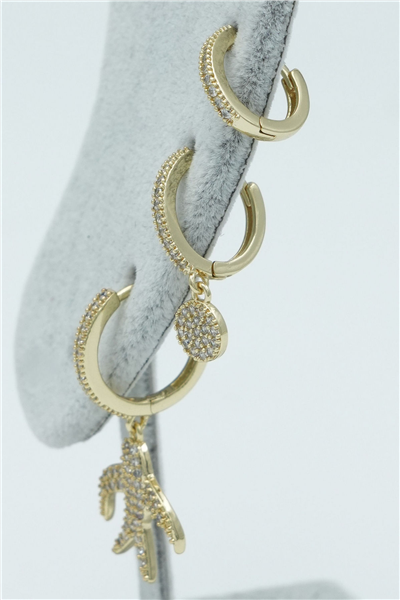 Premium Çoklu Küpeler Gold