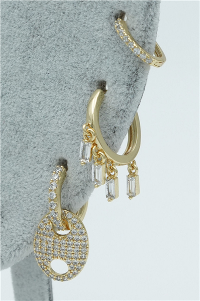 Premium Çoklu Küpeler Gold