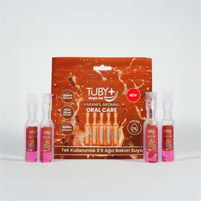 TUBY+ Nefes Tazeleyici Ağız Bakım Suyu  10ml -  Karanfil Aromalı