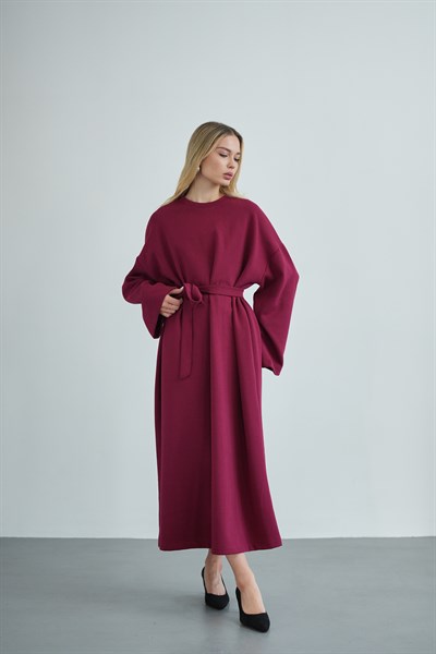Kadın Oversize Basic Penye Elbise