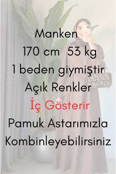 Kadın Şal Yaka Detayı Uzun Yazlık Bej Elbise
