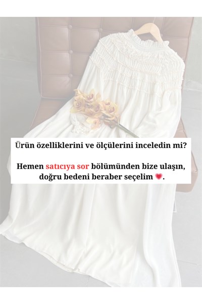 Kadın Şal Yaka Detayı Uzun Yazlık Elbise