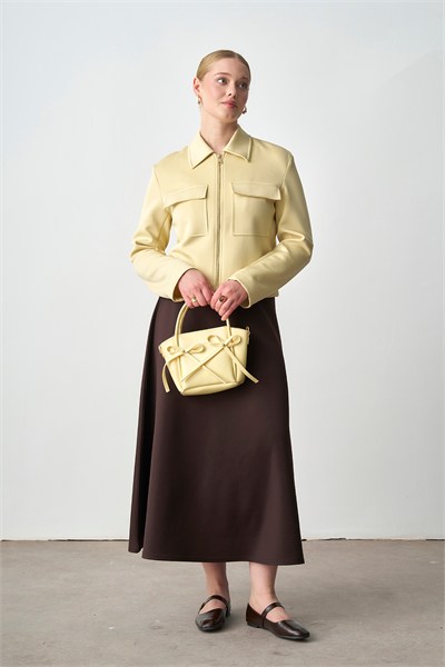 Molly Nelly Kadın Fiyonklu Günlük El ve Omuz Çantası D2672