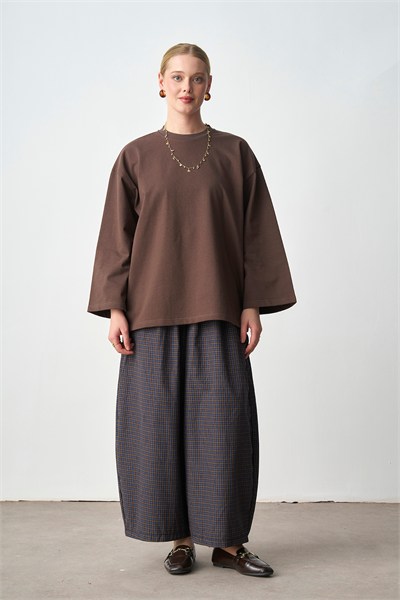 Molly Nelly Kadın Geniş Kol Basic Body Sweat