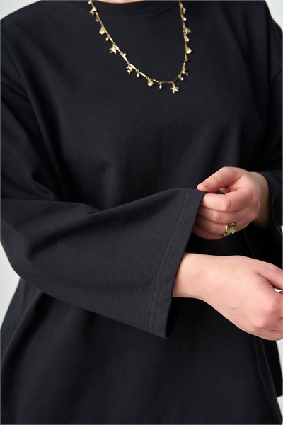 Molly Nelly Kadın Geniş Kol Basic Body Sweat