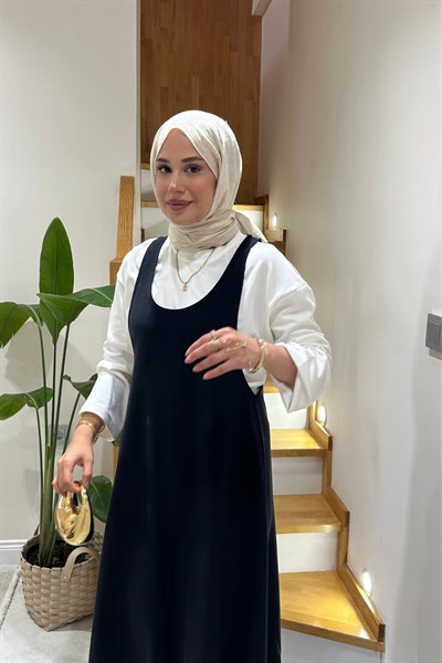 Molly Nelly Kadın Modal Yazlık Salopet Tulum Takım