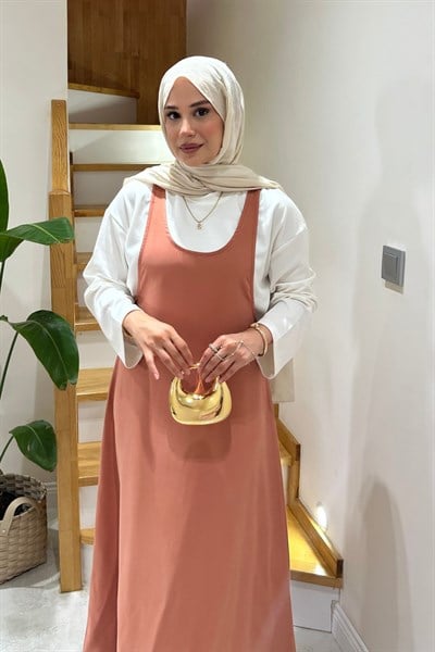 Molly Nelly Kadın Modal Yazlık Salopet Tulum Takım
