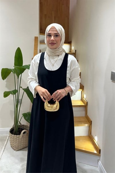 Molly Nelly Kadın Modal Yazlık Salopet Tulum Takım