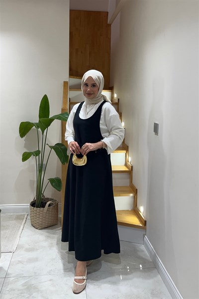 Molly Nelly Kadın Modal Yazlık Salopet Tulum Takım