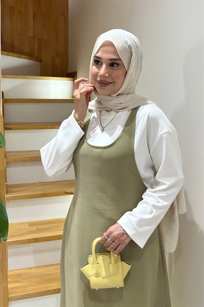Molly Nelly Kadın Modal Yazlık Salopet Tulum Takım