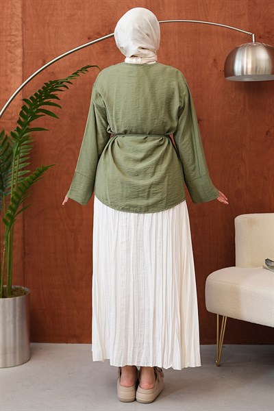 Molly Nely Kadın Kimono Şık Gömlek