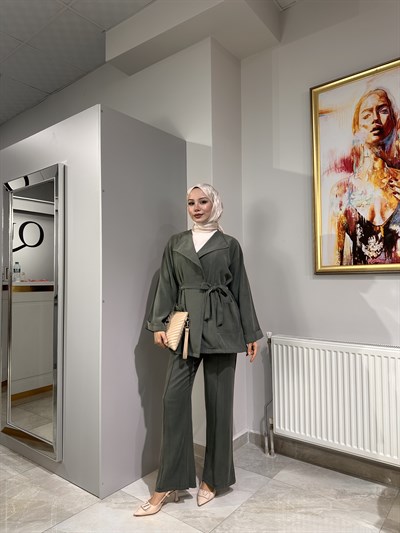 SHENAY Üçlü Takım - Haki