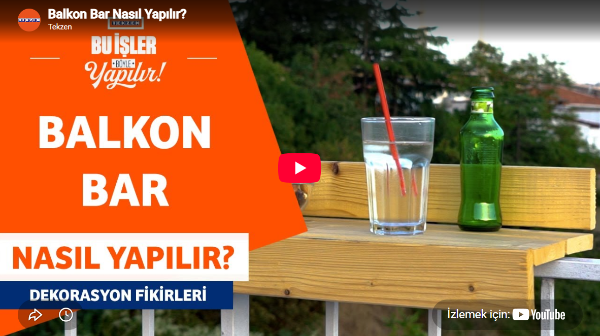 Balkon Bar Nasıl Yapılır?