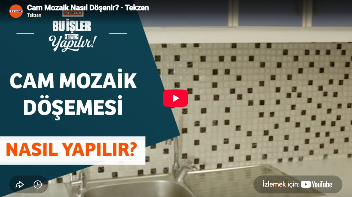 Cam Mozaik Nasıl Döşenir?