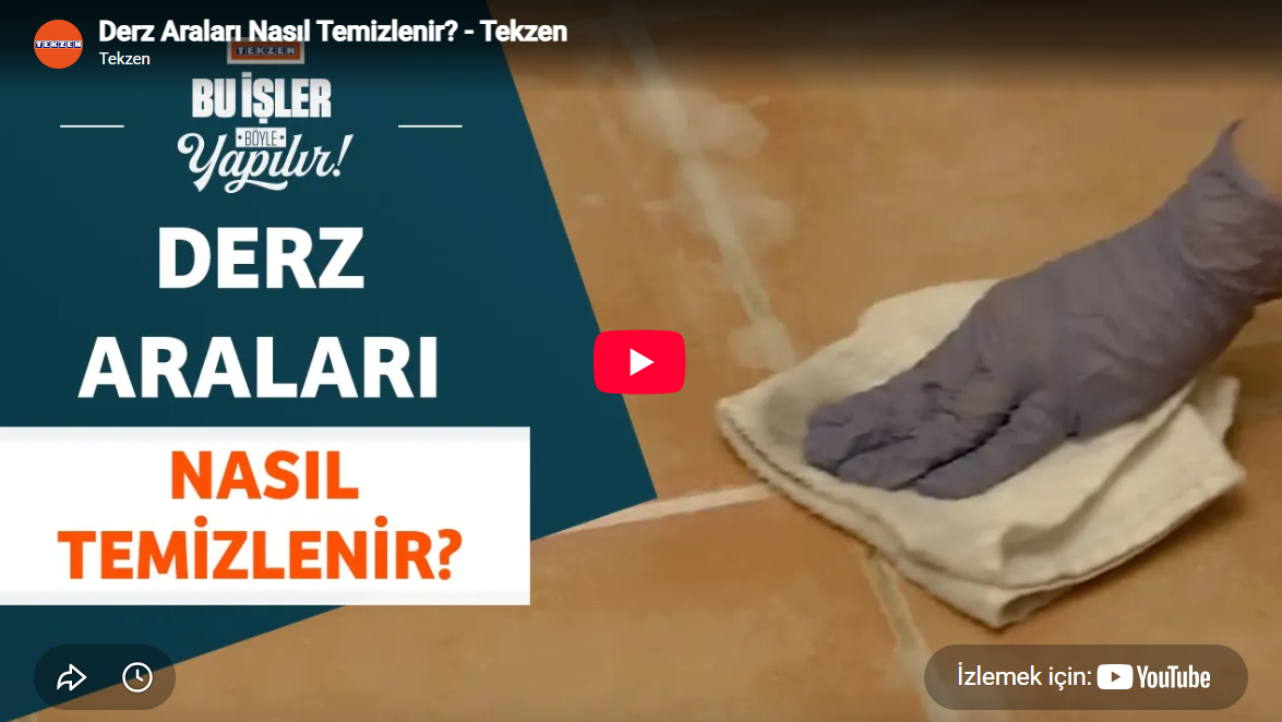 Derz Araları Nasıl Temizlenir?