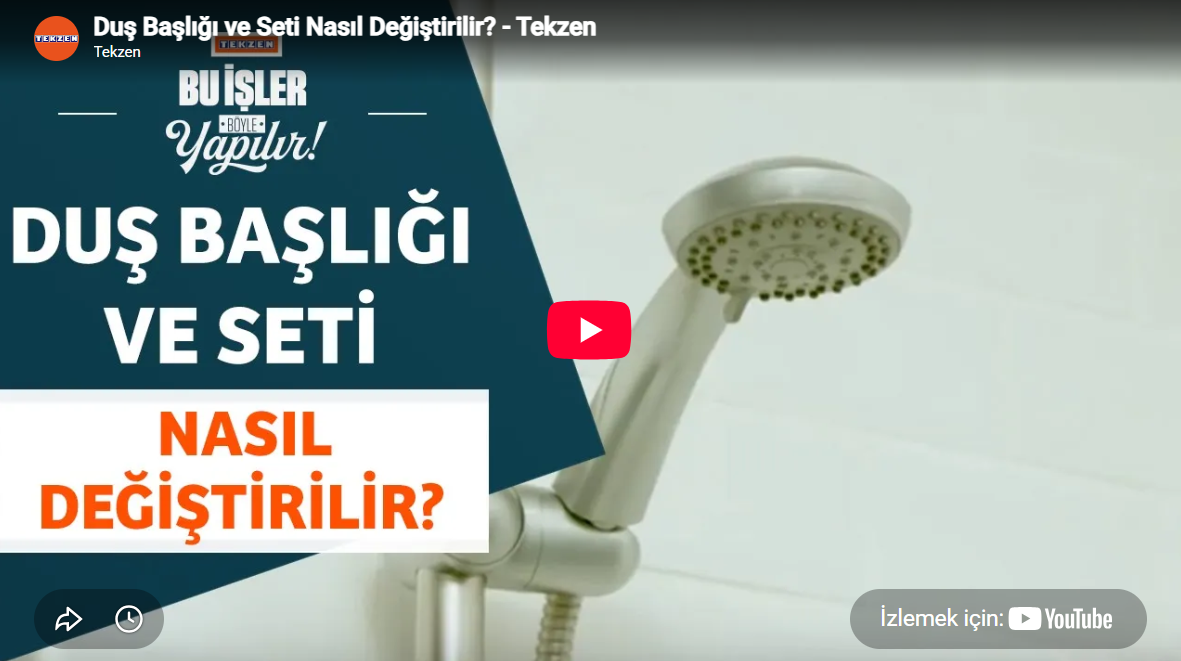 Duş Başlığı Ve Seti Nasıl Değiştirilir?