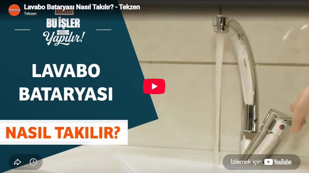 Lavabo Bataryası Nasıl Değiştirilir?