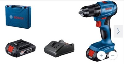 Bosch 18V Akülü Vidalama 2 Ah Çift Akü Gsr 185-Li- 06019K3000 Hm