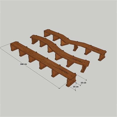 Mandu Ahşap Denge Platformu (Denge Tahtası)