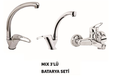 Mix Batarya Seti 3'Lü Paket