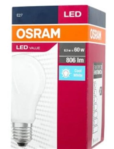 Osram Led Ampul 8.5W Beyaz Işık E27