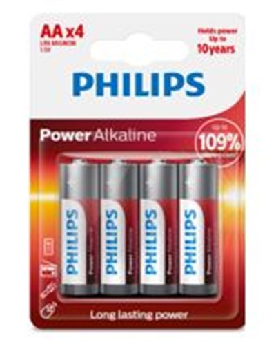 Philips Alkaline Pil Aa 4Lü Paket Lr6P4B/10