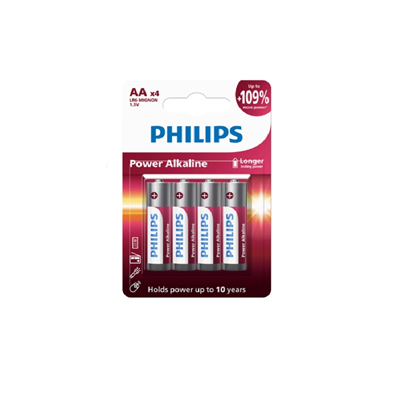 Philips Alkaline Pil Aa 4Lü Paket Lr6P4B/10