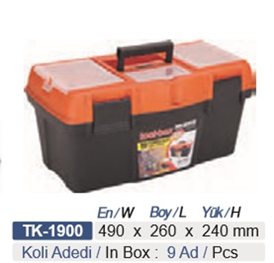 Takım Çantası 19 İnç Plastik Kapak -Tk-1900-Asr 2061