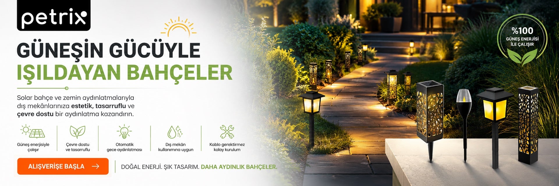 Petrix Dış Mekan Aydınlatmaları