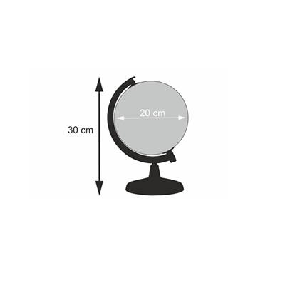  20 cm fiziki Yerküre Işıksız