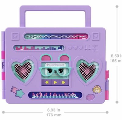  Polly Pocket Radyo Temalı Moda Eğlencesi 