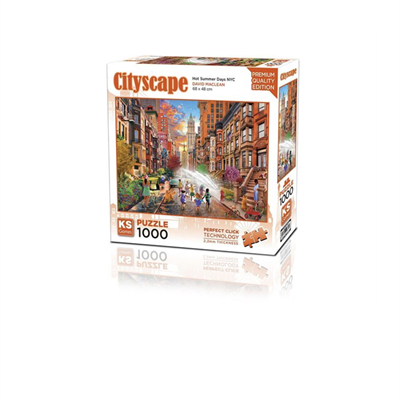 1000 Parça Hot Summer Days NYC Puzzle
