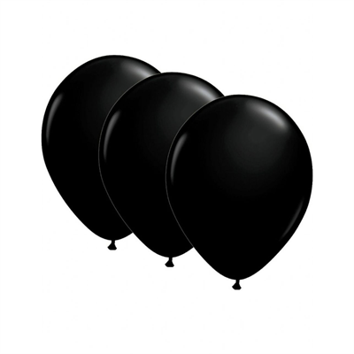 11 İnç İç Mekan Siyah Atom Balon Parti Balonu