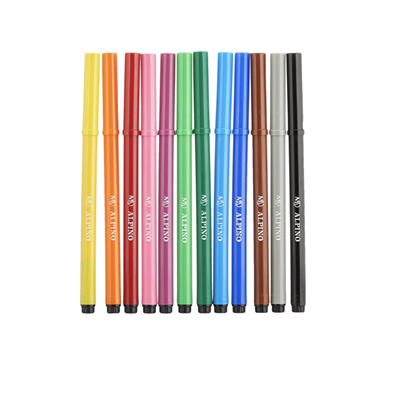 Alpino AR-1002 Keçeli Kalem 12 Lı | Yıldızlar