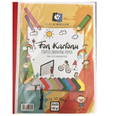 ALX 35*50 120 GR 10 LU FON KARTONU KARSIK