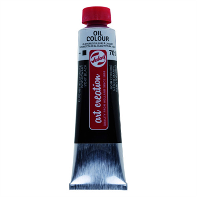 Talens Art Creation 40 ml 701 Ivory Black Yağlı Boya
