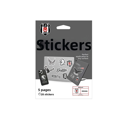 Beşiktaş Gri Sticker 