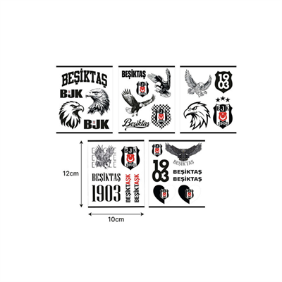 Beşiktaş Gri Sticker 
