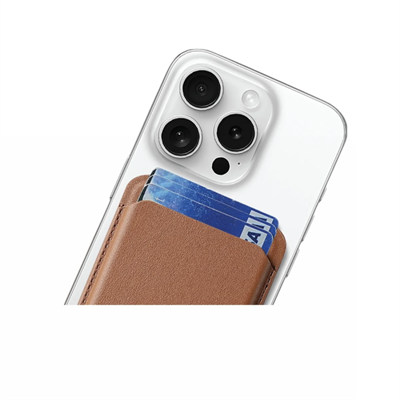 Bix TMW1 MagSafe Pocket Wallet Kahverengi