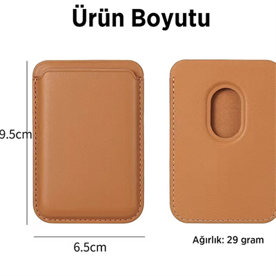 Bix TMW1 MagSafe Pocket Wallet Turuncu