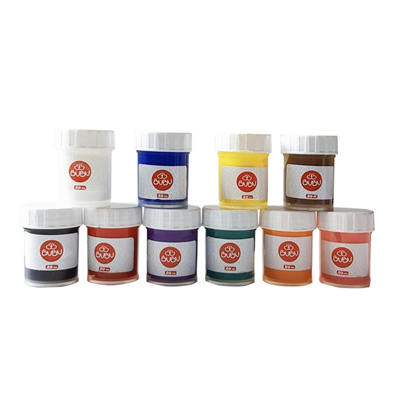 Bu-Bu 10 Renk 20 ml Guaj Boya Seti  
